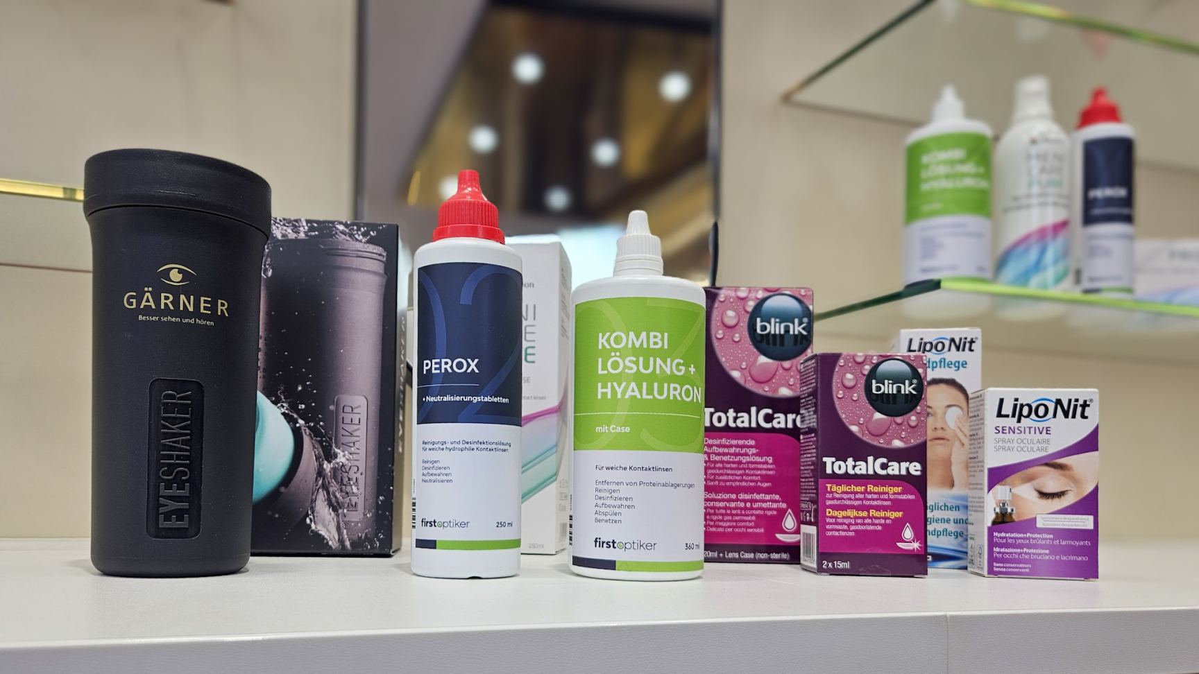&copy; Verschiedenste Reinigungslösungen für saubere Brillen & Kontaktlinsen